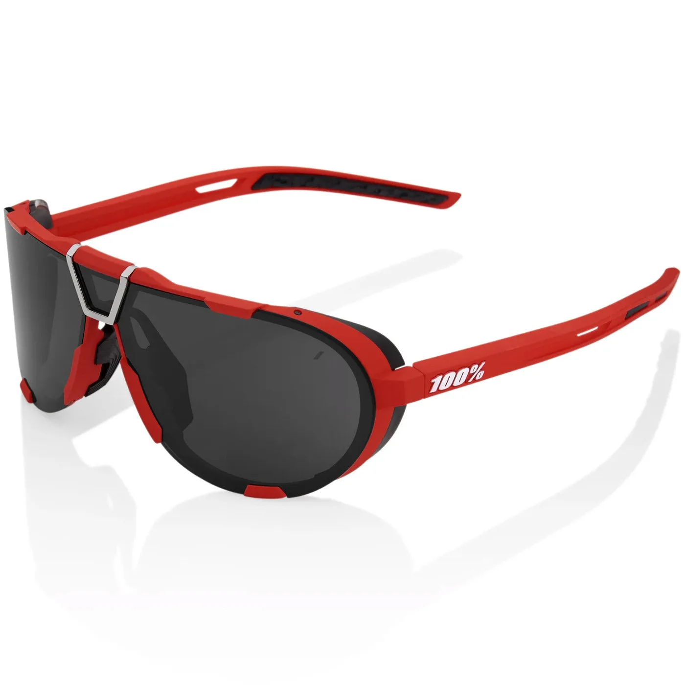 100% Westcraft glasses - Soft Tact Red Black Mirror