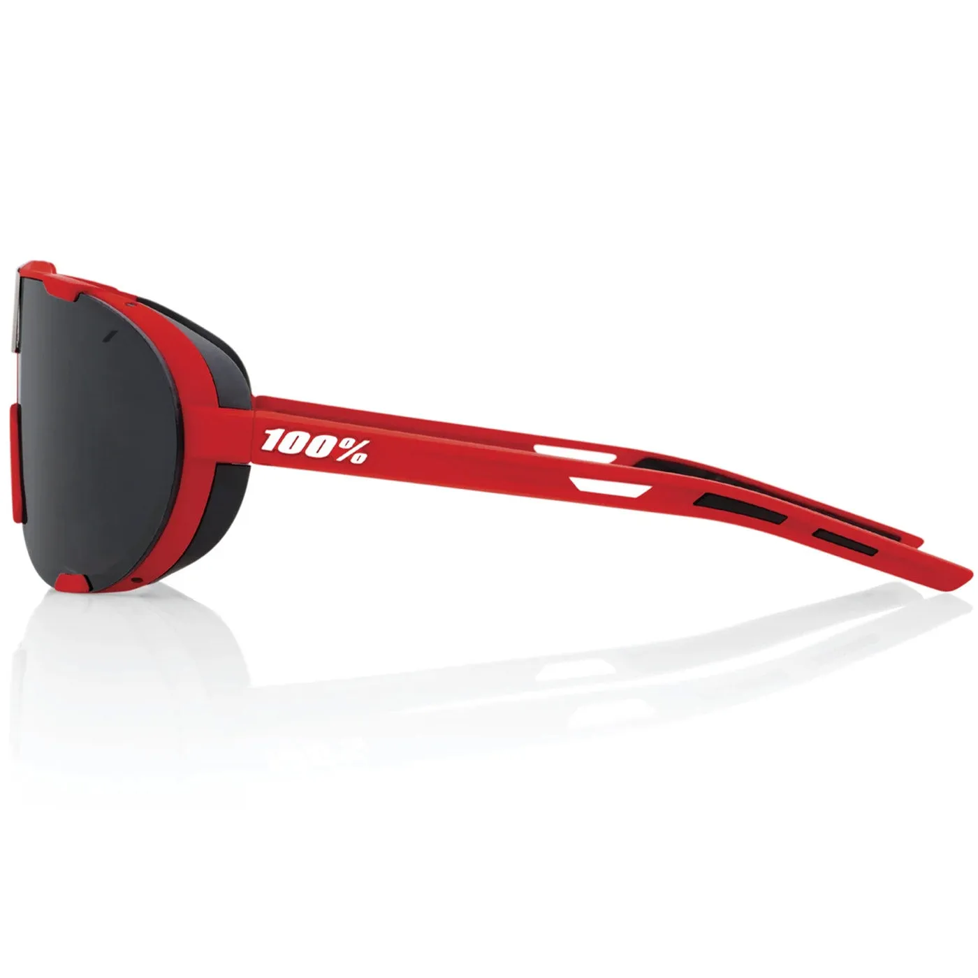 100% Westcraft glasses - Soft Tact Red Black Mirror