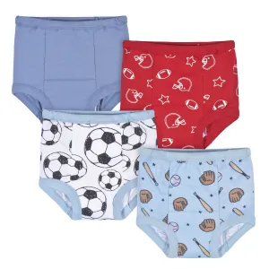 4-Pack Toddler Boys Sports Training Pants Gerber Childrenswea