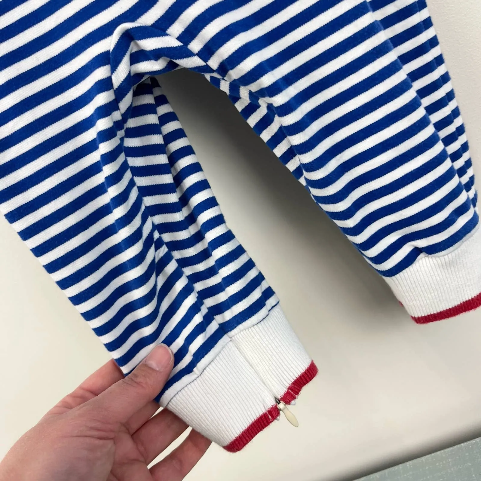 Affordable Luxury Florence Eiseman Boys Blue Striped Sports Coverall 18 Months  Limited Release!