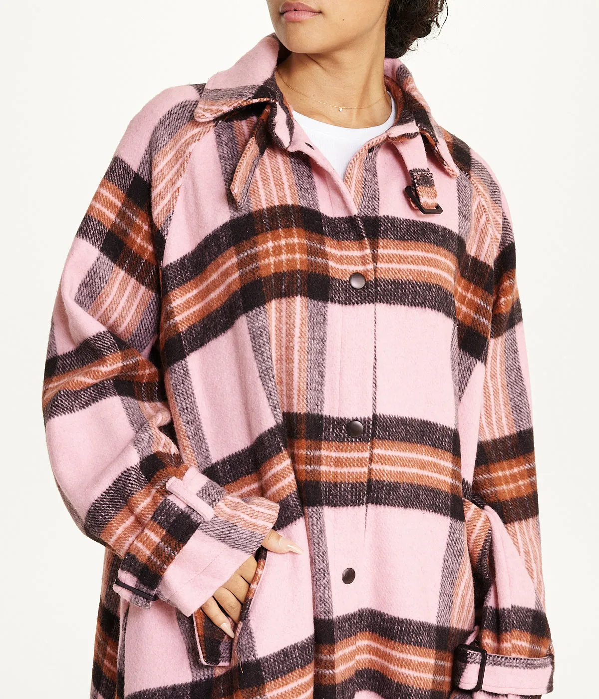 Affordable Luxury Oversized Plaid Shacket  Limited Stock!