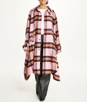 Affordable Luxury Oversized Plaid Shacket  Limited Stock!