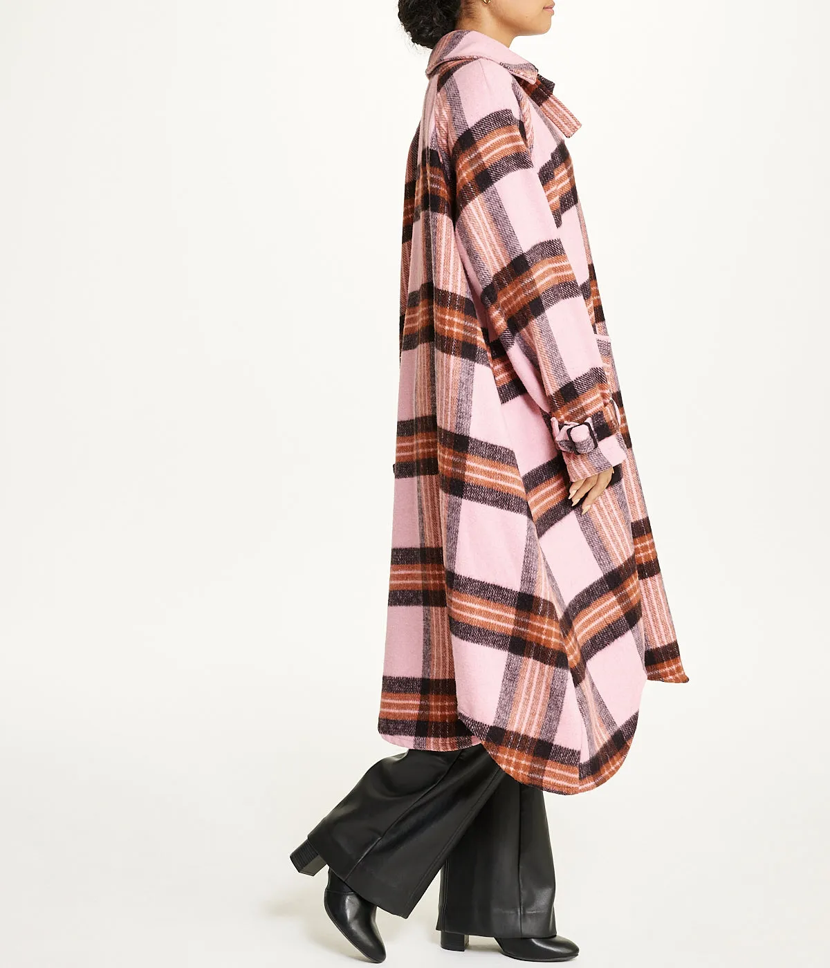 Affordable Luxury Oversized Plaid Shacket  Limited Stock!