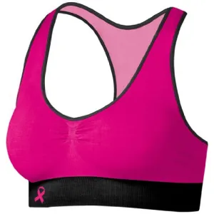 Asics Women's The Smuggler Sports Bra Athletic Bra, Pink Glow / Black