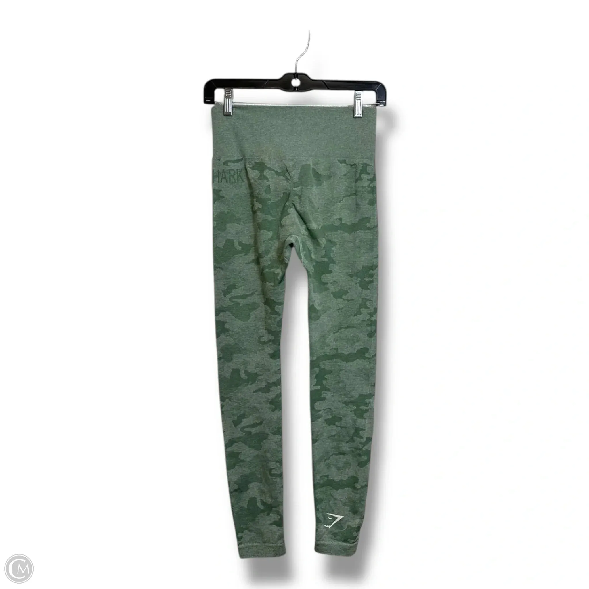 Athletic Pants & sports bra 2pc By Gym Shark In Camouflage Print, Size: S
