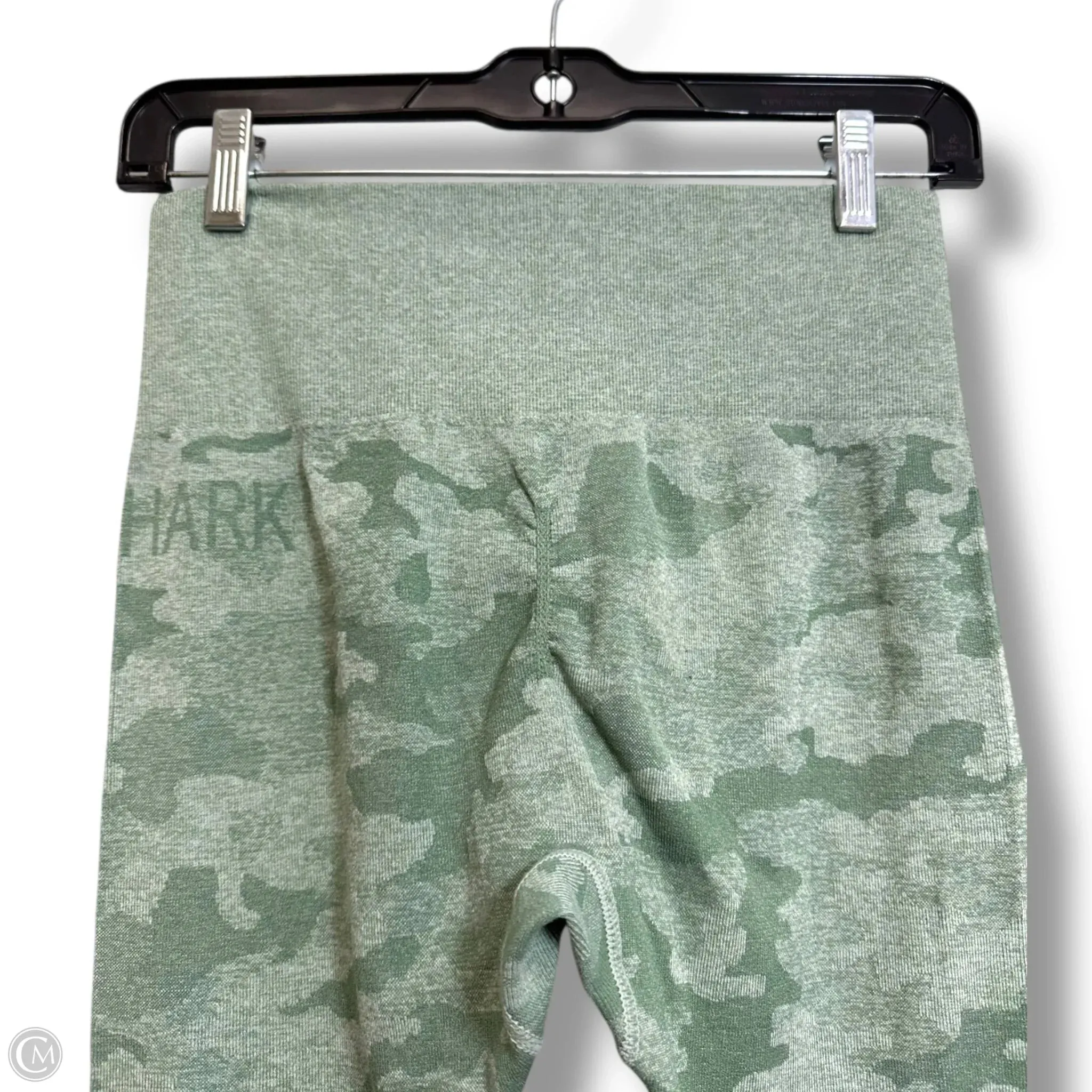 Athletic Pants & sports bra 2pc By Gym Shark In Camouflage Print, Size: S