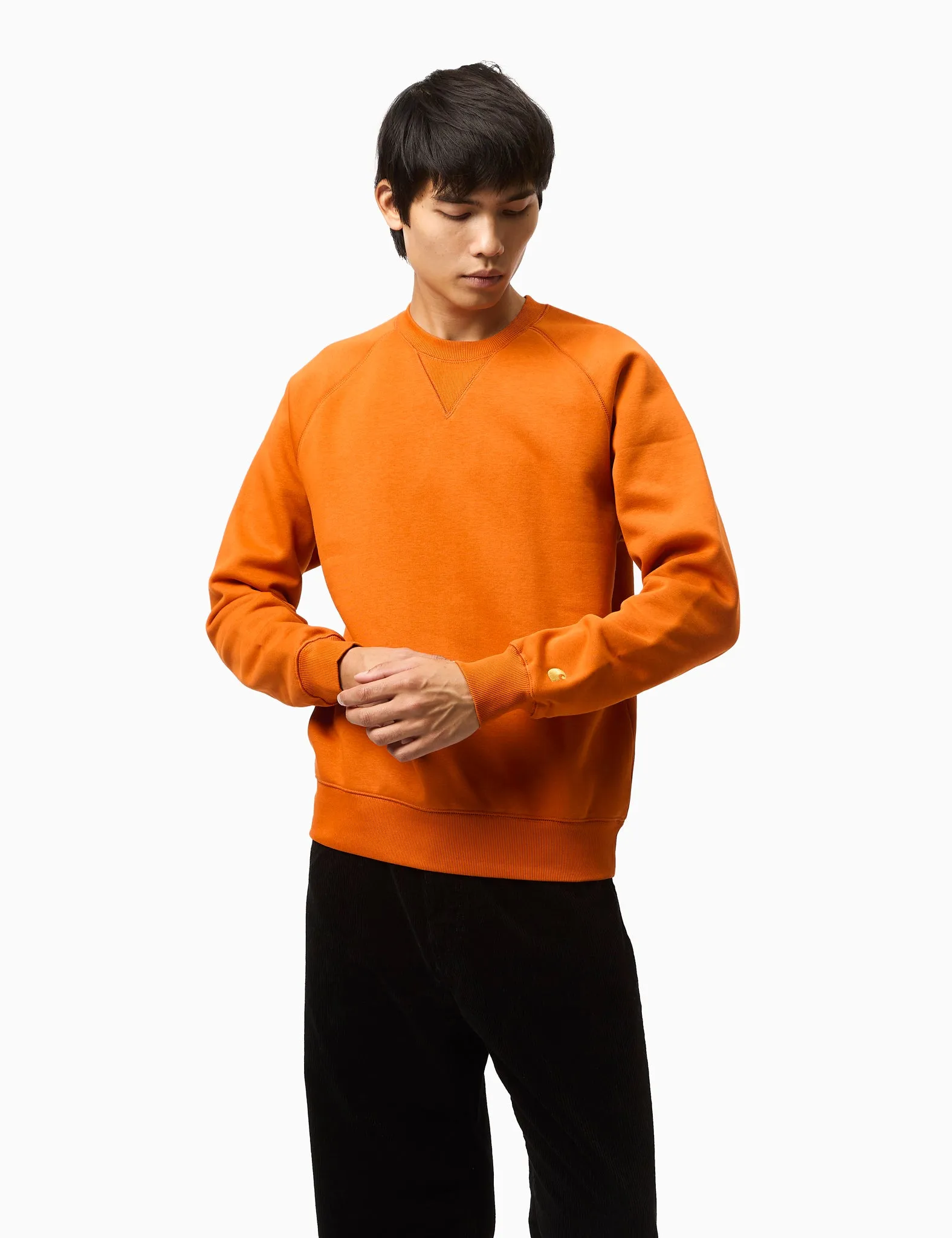 Best-Selling Carhartt WIP Chase Sweatshirt (Regular) - Turmeric Yellow  Last Chance!