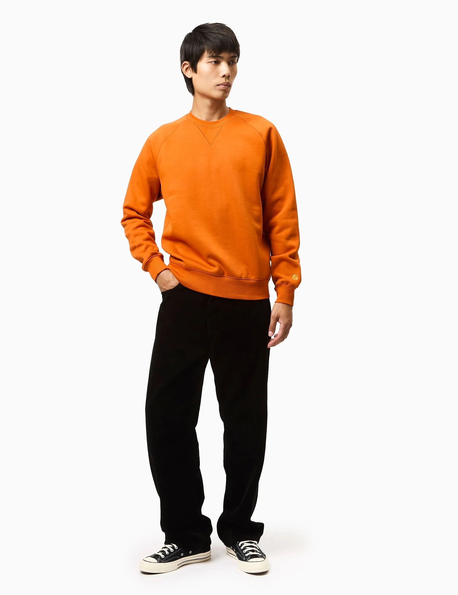 Best-Selling Carhartt WIP Chase Sweatshirt (Regular) - Turmeric Yellow  Last Chance!