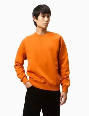 BestSelling Carhartt WIP Chase Sweatshirt (Regular) - Turmeric Yellow  Limited Availability!
