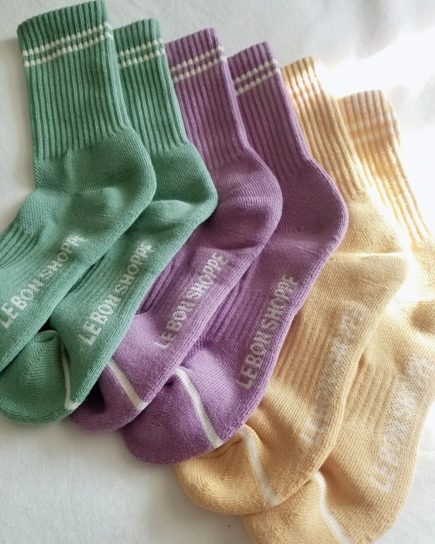 Boyfriend Socks (Butter)