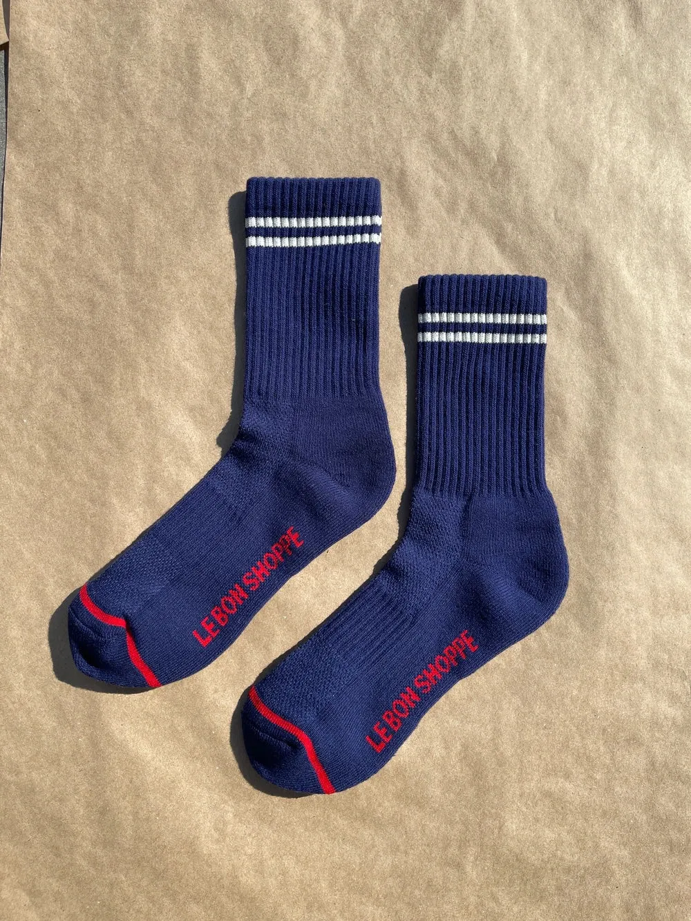 Boyfriend Socks (Navy)