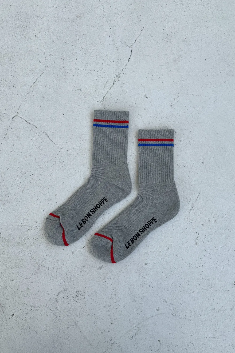 Boyfriend Socks (True Grey)