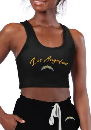 Certo By Northwest NFL Women's Los Angeles Chargers Collective Reversible Bra, Black