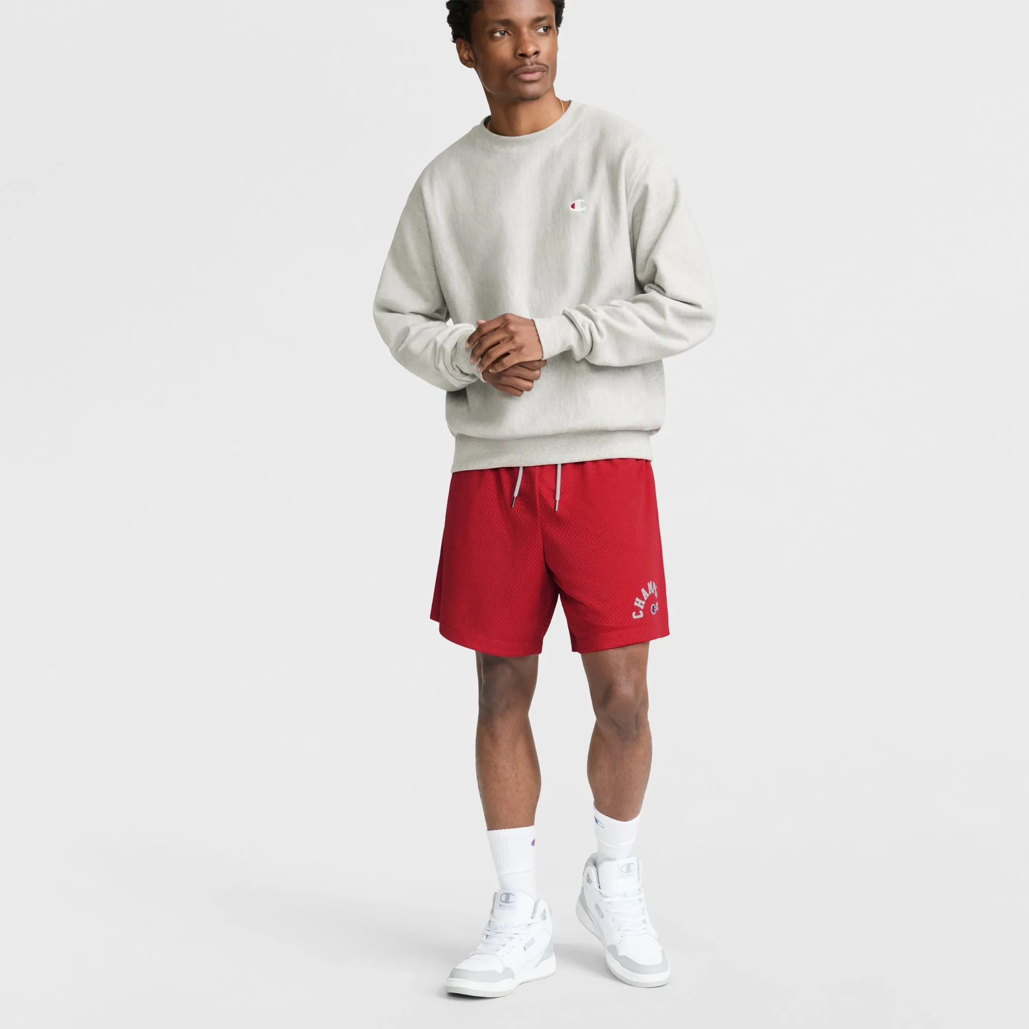 Champion 7" Yearbook Mesh Short, Arch Logo