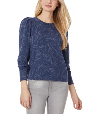 Clearance Price Puff Sleeve Scoop Neck Top  Almost Gone!