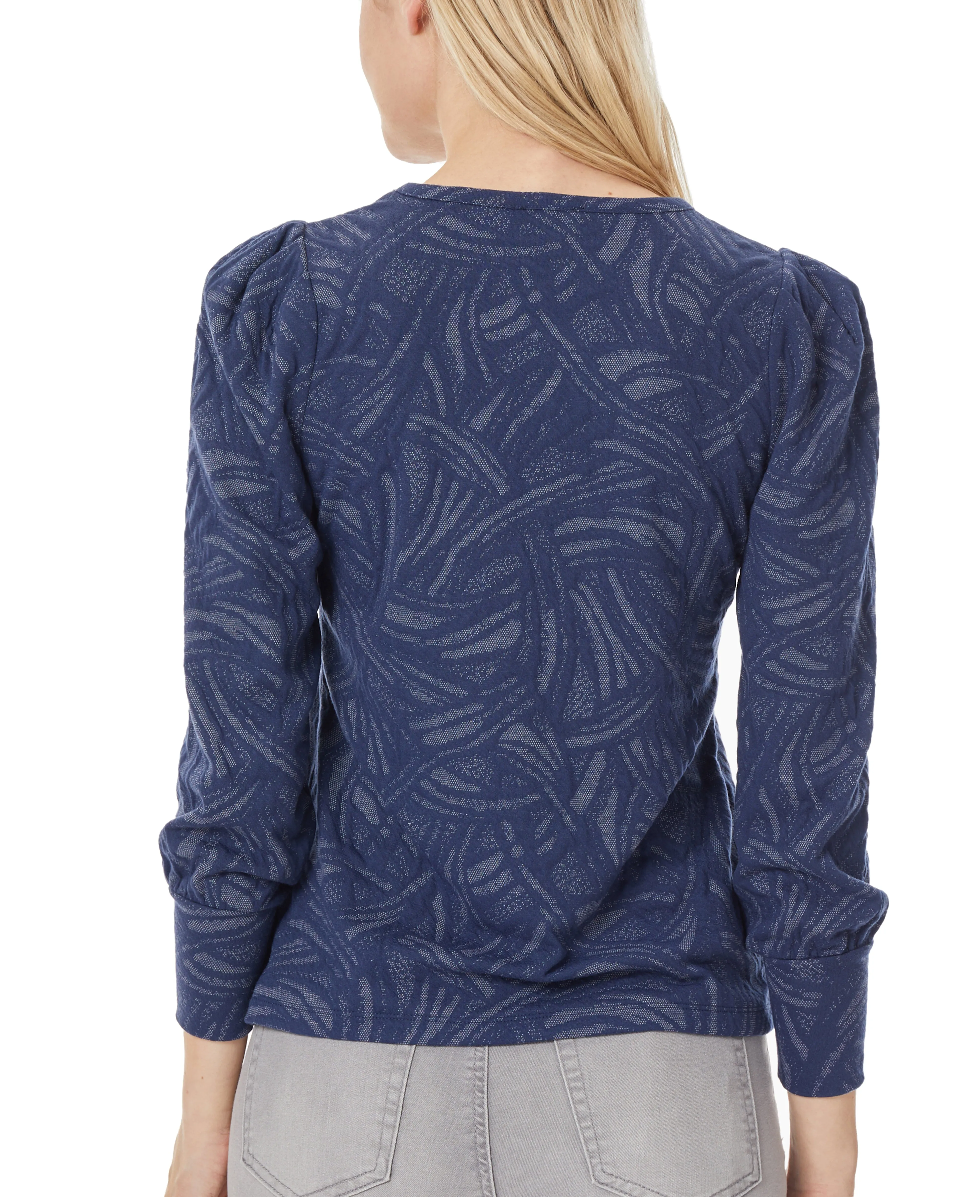 Clearance Price Puff Sleeve Scoop Neck Top  Almost Gone!
