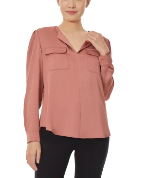 Customer Favorite Charmeuse Utility Blouse  Limited Release!