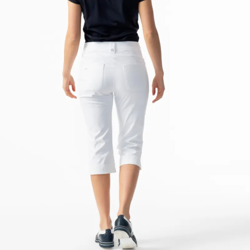 Daily Sports Lyric Capri - White