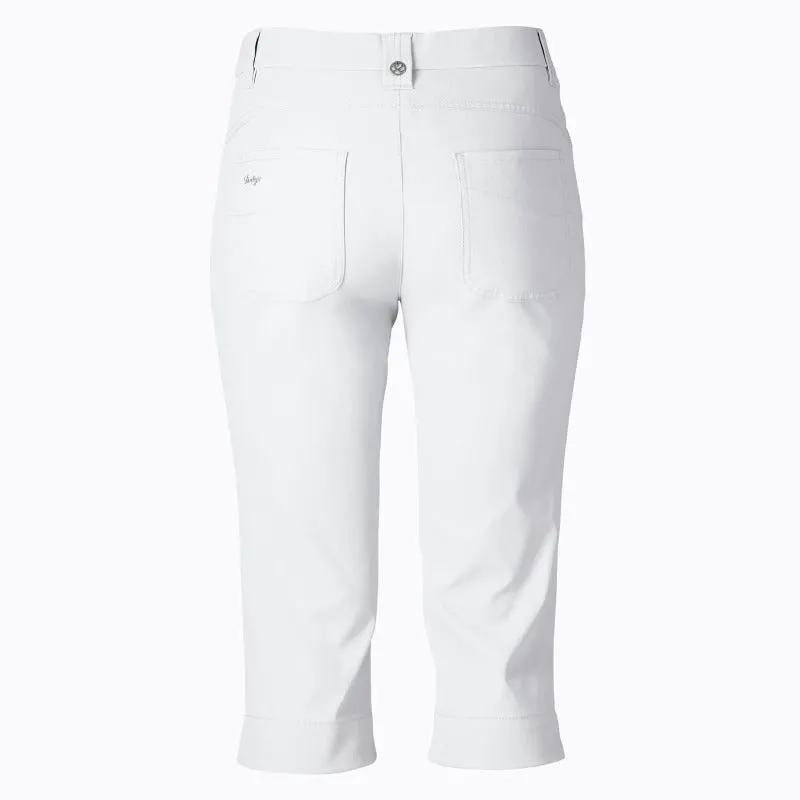 Daily Sports Lyric Capri - White