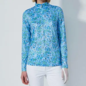Daily Sports Sheermotion L/S Top - Water Bloom