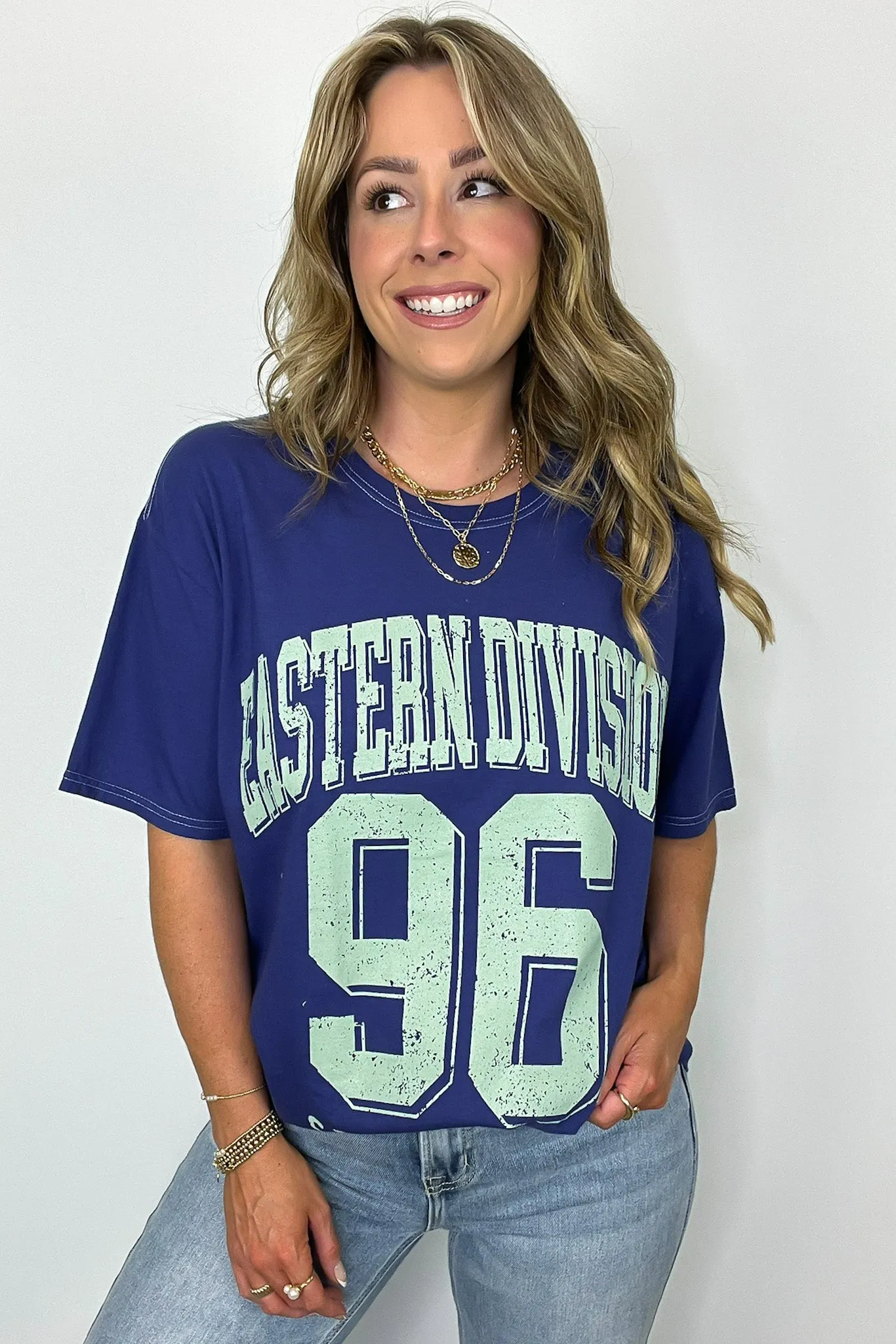 Eastern Division Sports Club Oversized Graphic Tee - FINAL SALE