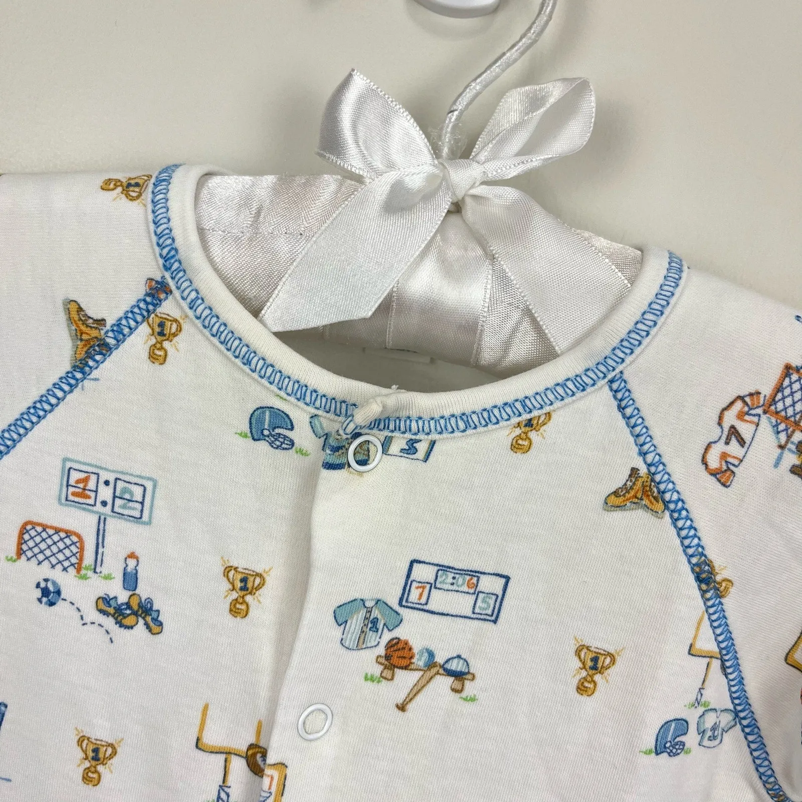 Editors Choice Kissy Kissy Sports Footie 6-9 Months  Last Chance!
