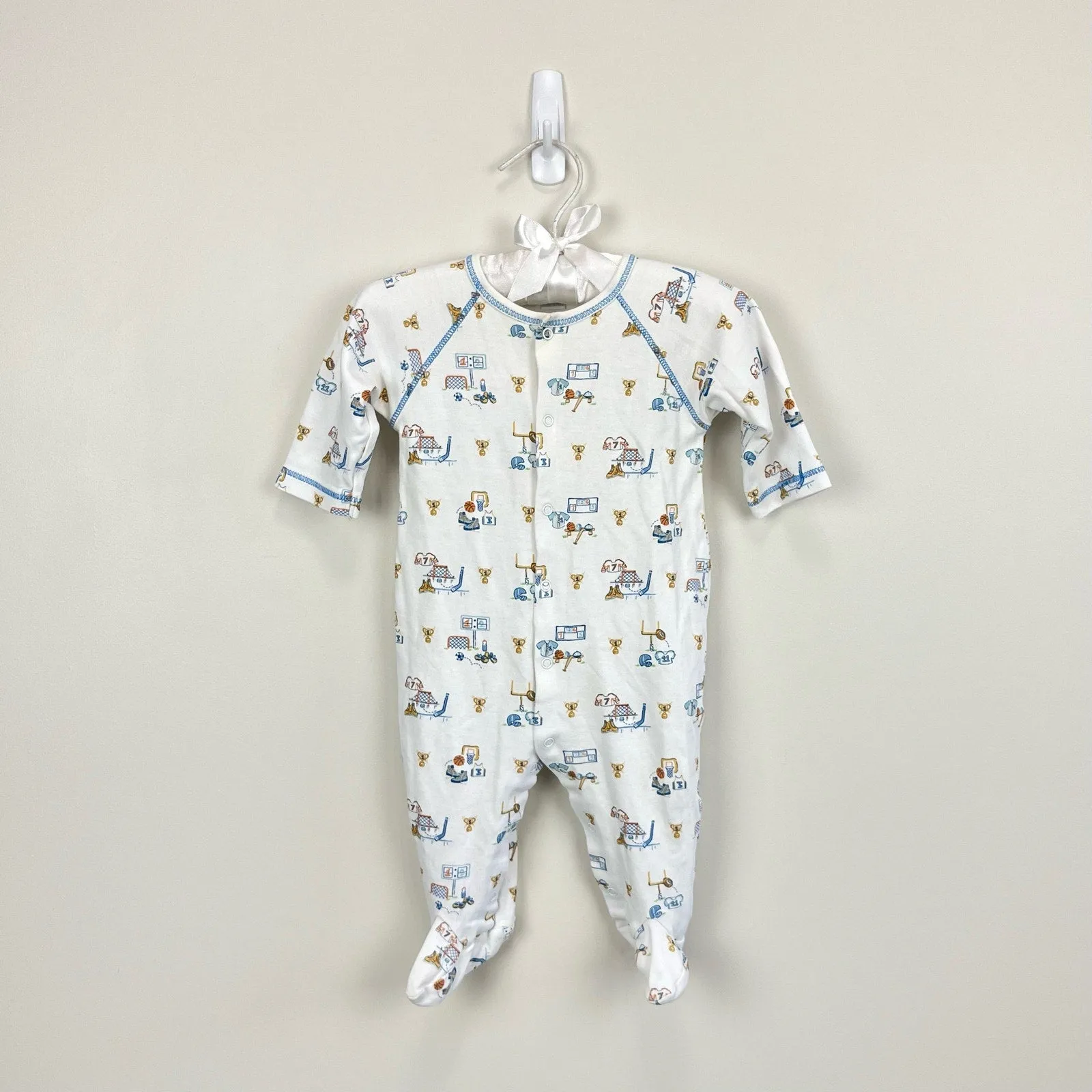 Editors Choice Kissy Kissy Sports Footie 6-9 Months  Last Chance!
