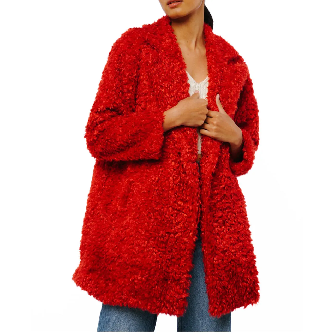 Editors Choice Mya Fuzzy Jacket  Almost Sold Out!