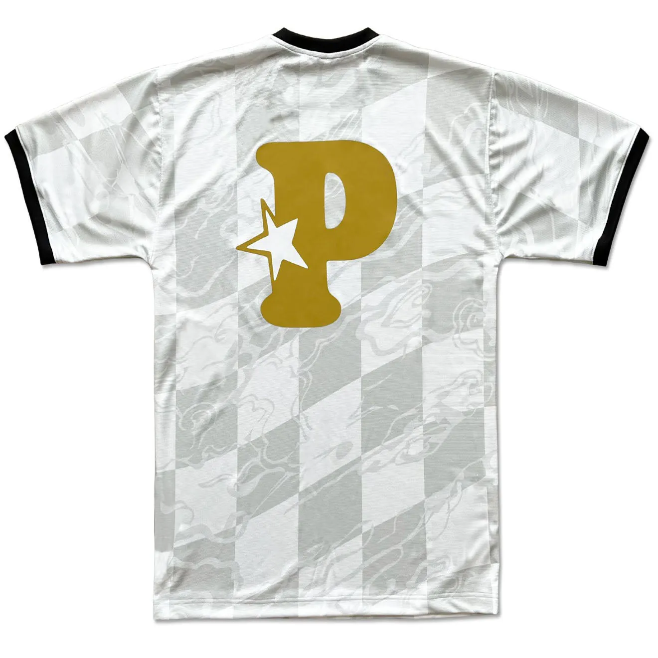 Editors Choice Pawa Sports Doggo Football Shirt Cream / Gold  Limited Availability!
