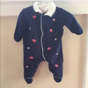 Editors Pick Little Me Navy One Piece Sports Outfit 3 Months  Limited Stock!