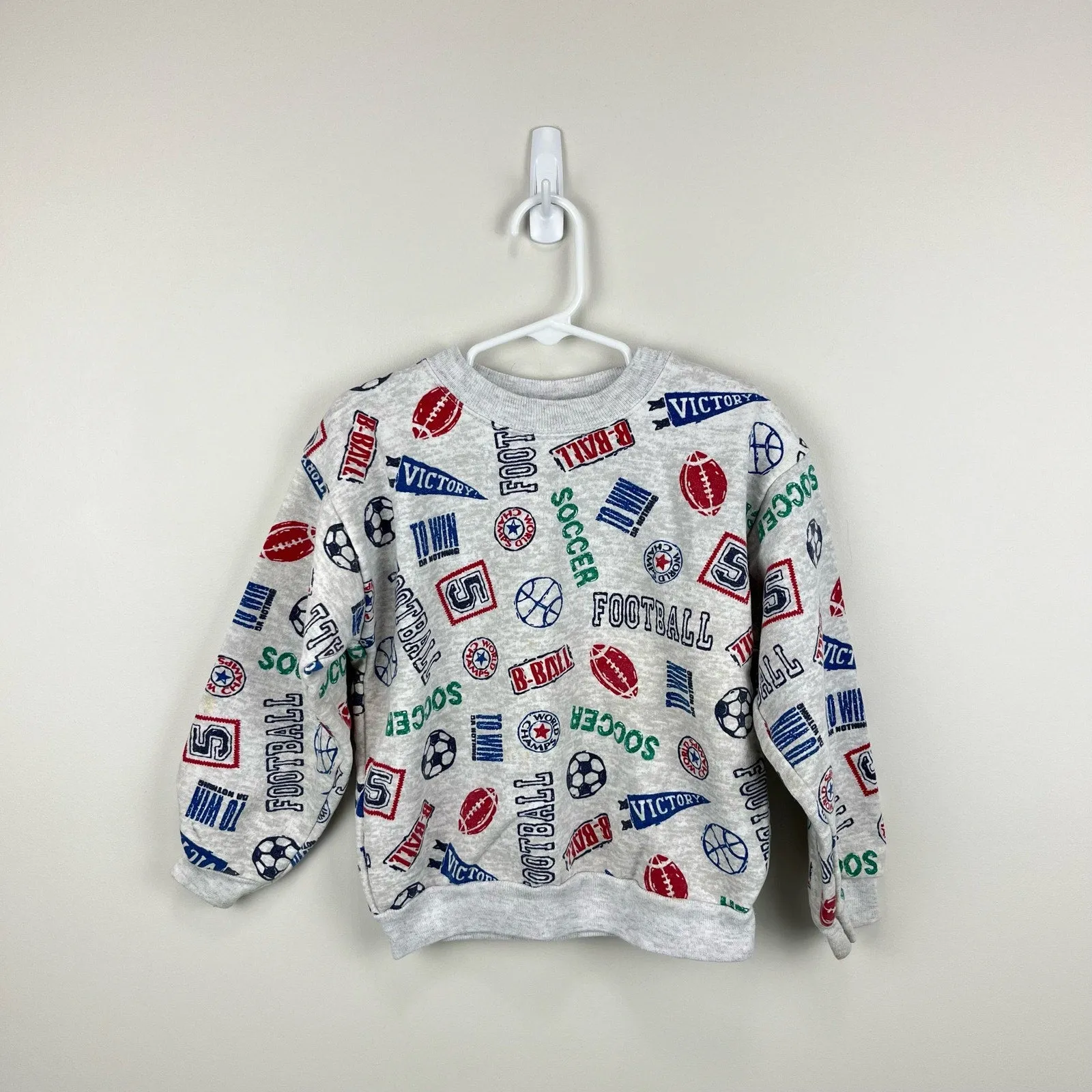 Exclusive Vintage Fast Moves Sports Sweatshirt 5-6 USA  Limited Stock!