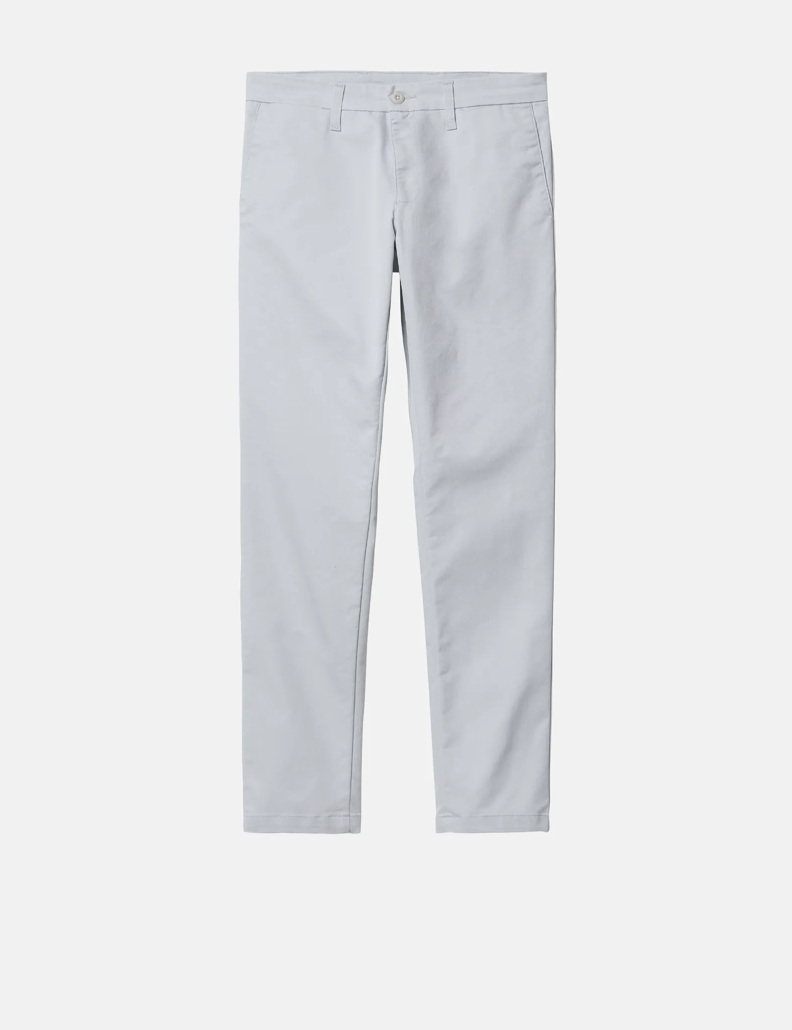 Final Few Carhartt-WIP Sid Pant Chino Trousers - Sonic Silver Grey  Last Few Pieces!