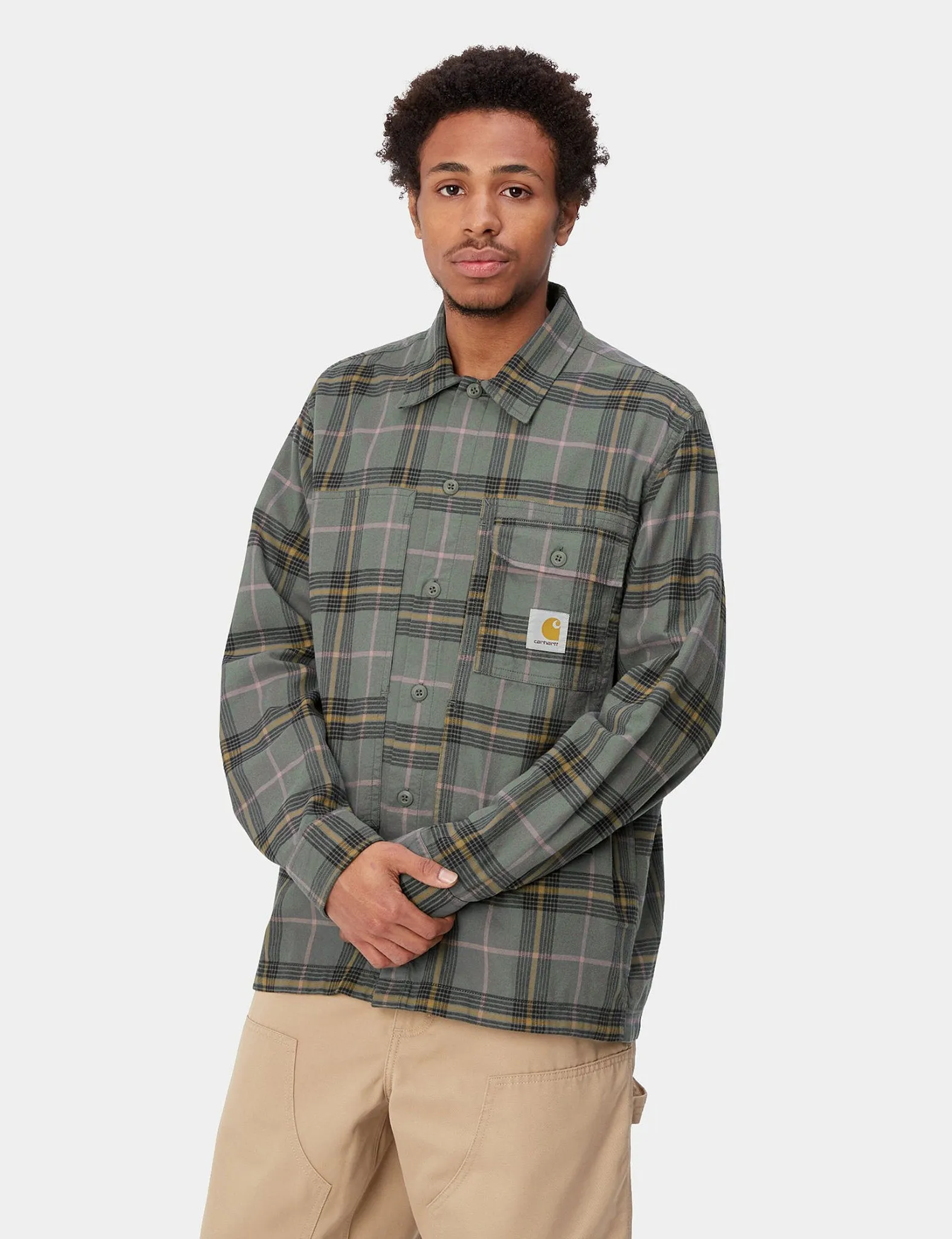 Flash Sale! Carhartt-WIP Hadley Check Shirt - Jura Green  Almost Gone!