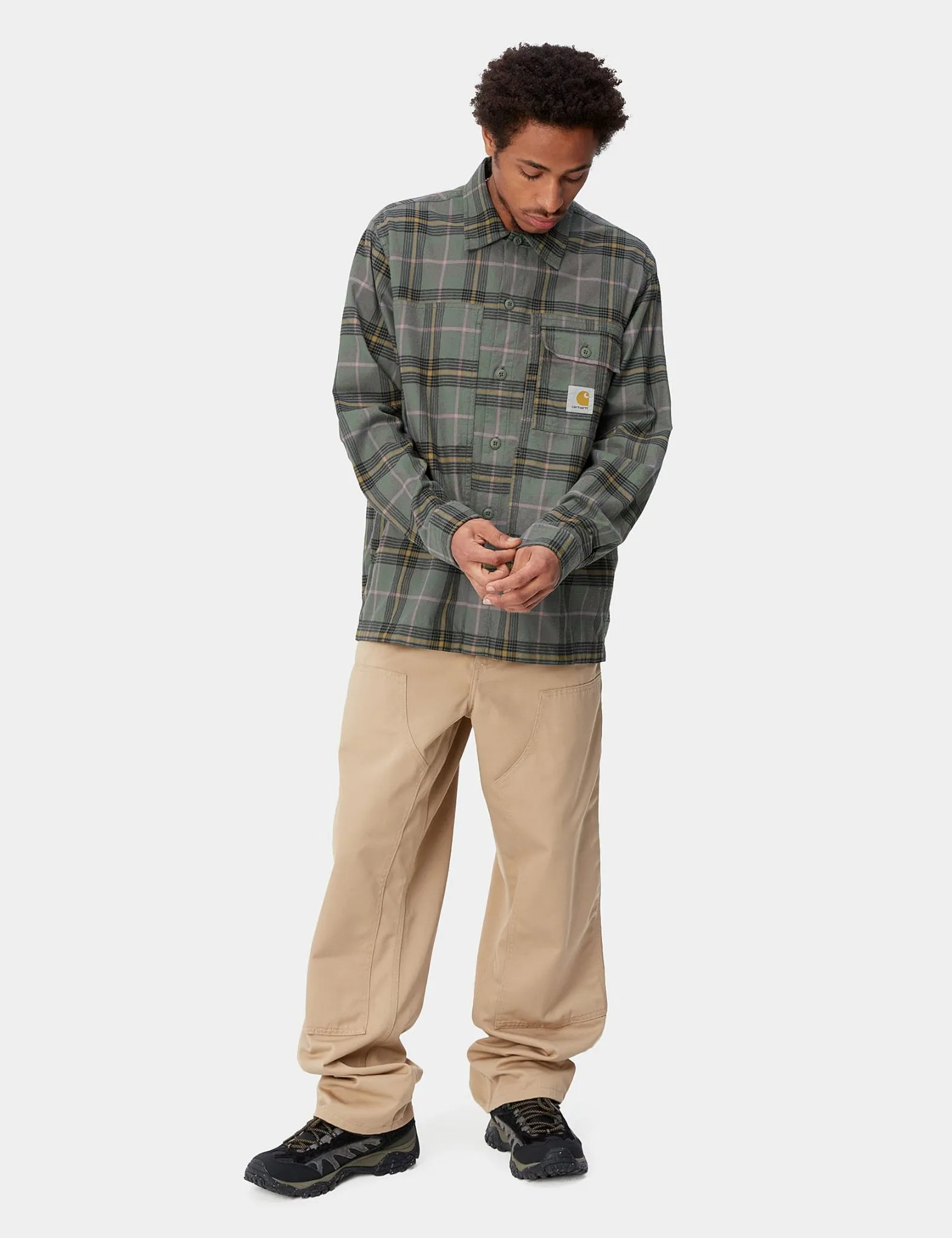 Flash Sale! Carhartt-WIP Hadley Check Shirt - Jura Green  Almost Gone!