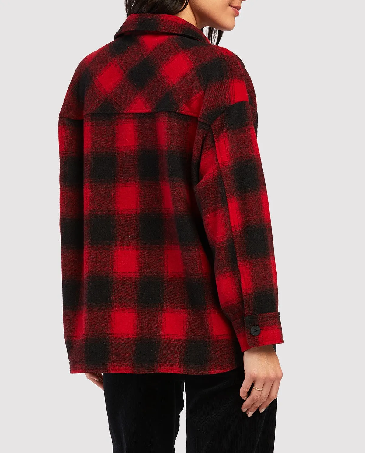 Flash Sale Monsay Drop Shoulder Button Down  Going Fast!