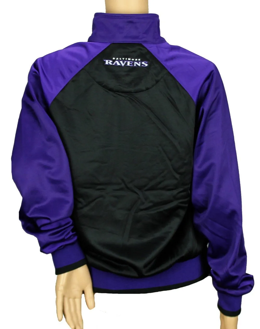G-III Sports NFL Women's Baltimore Ravens Players Zip Up Soft Jacket, Purple