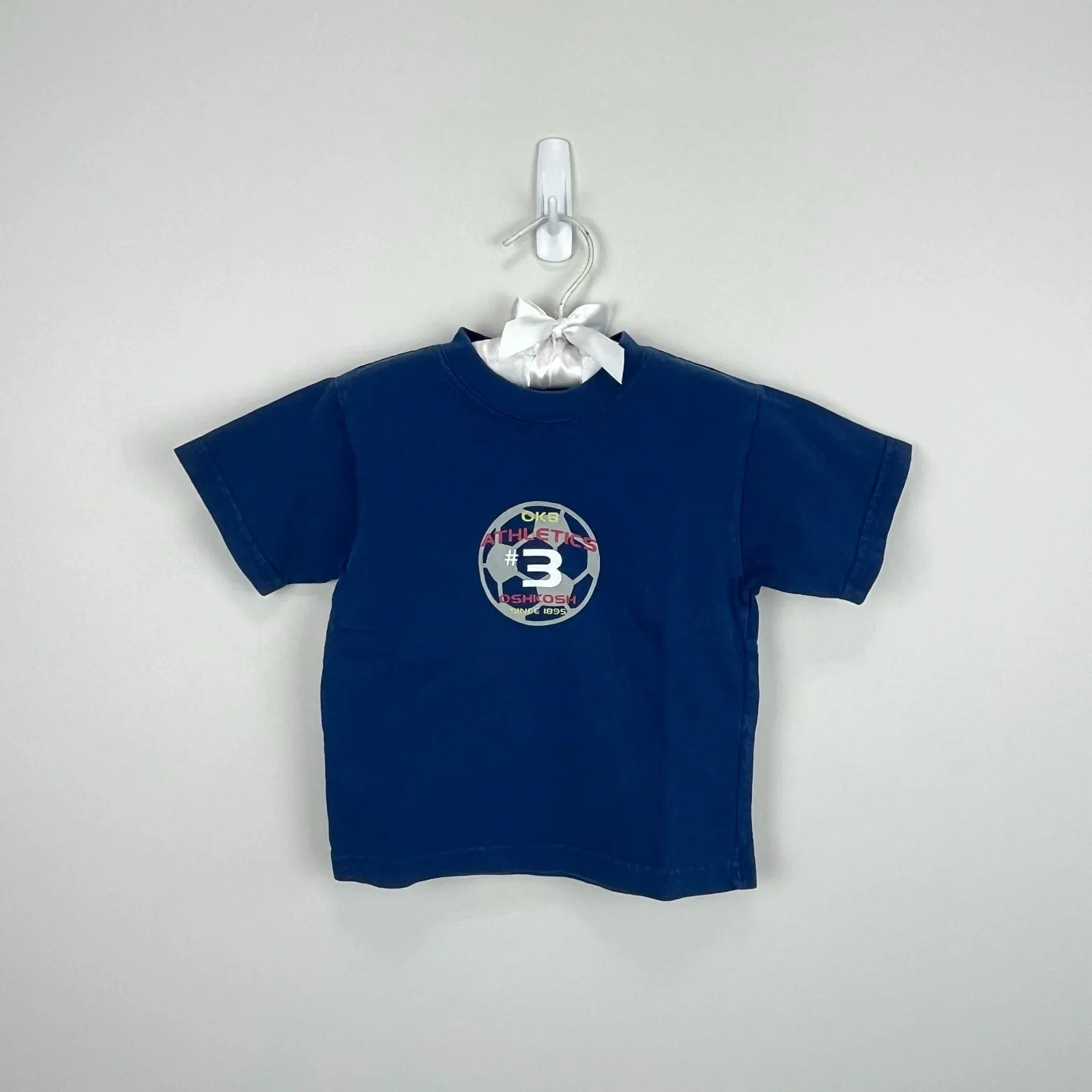 Hot Deal Vintage OshKosh B'gosh OKB #3 Soccer T-Shirt 18 Months  Almost Sold Out!