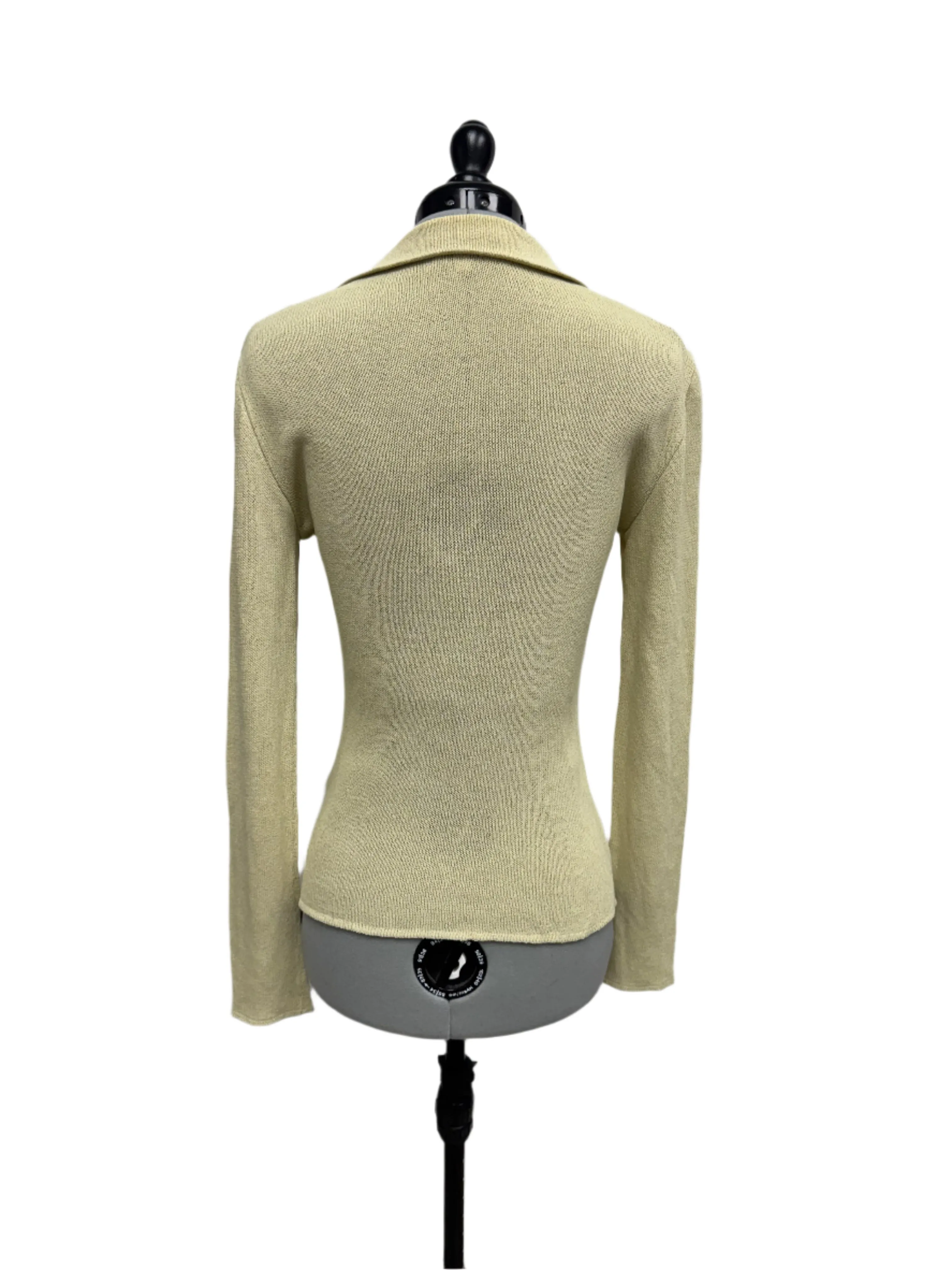 Hot Deal Womens Georgio Armani Long Sleeve Top, 4  Limited Release!