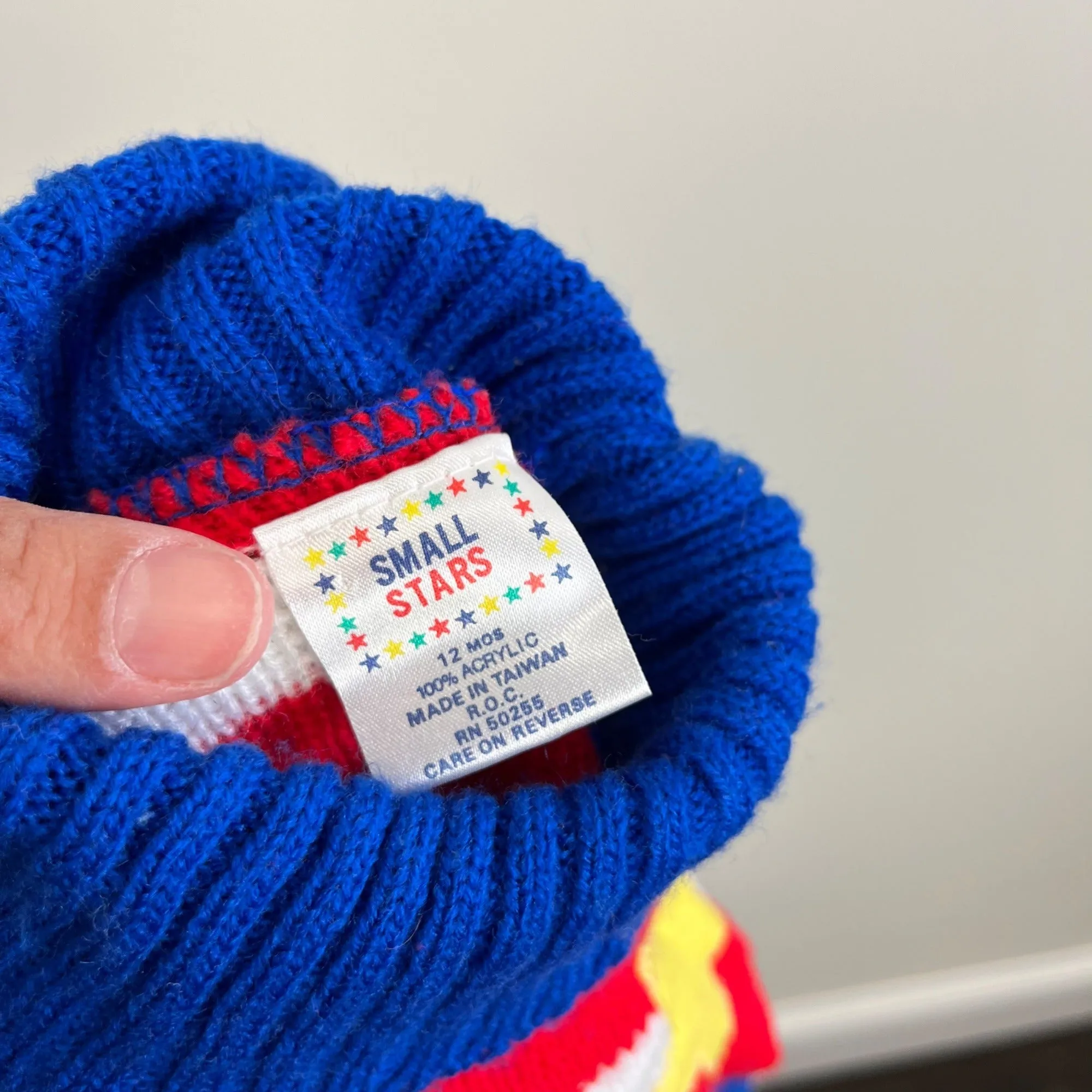 Insta-Worthy Vintage Small Stars 90s Sports Sweater 12 Months  Limited Availability!