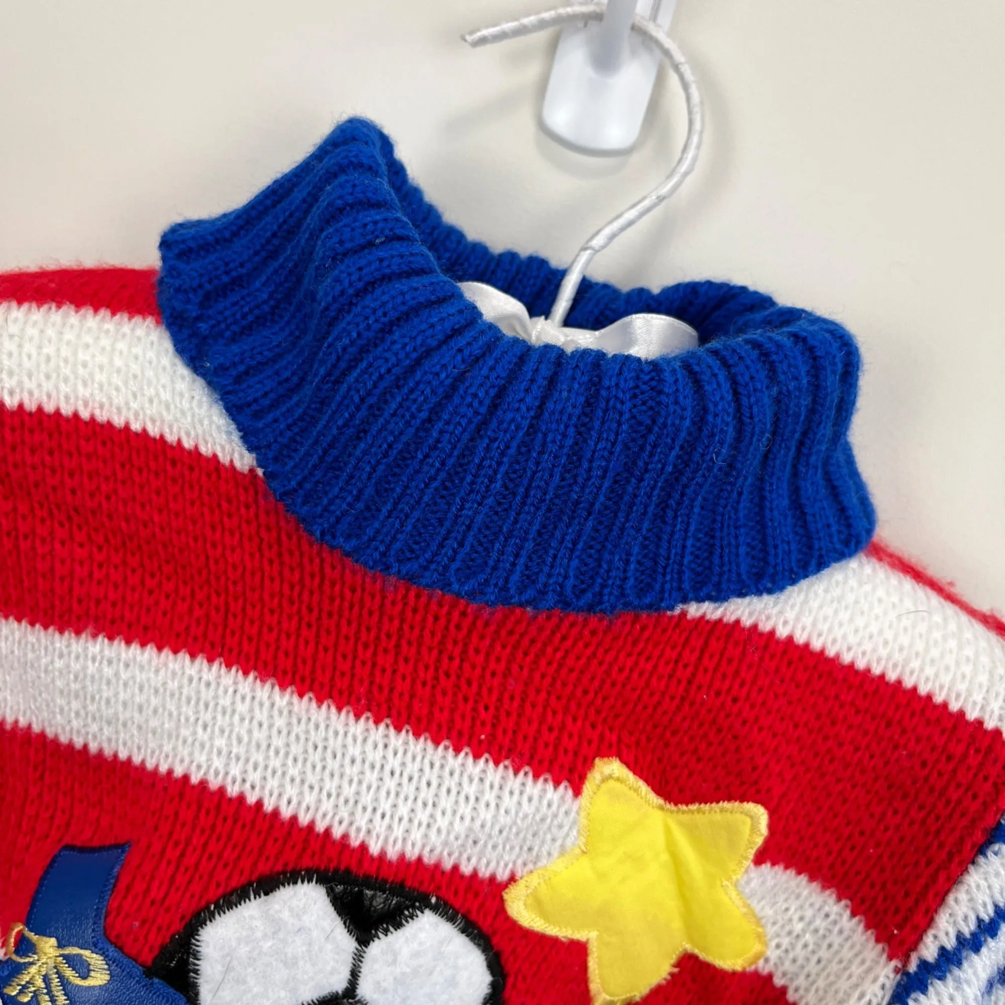 Insta-Worthy Vintage Small Stars 90s Sports Sweater 12 Months  Limited Availability!
