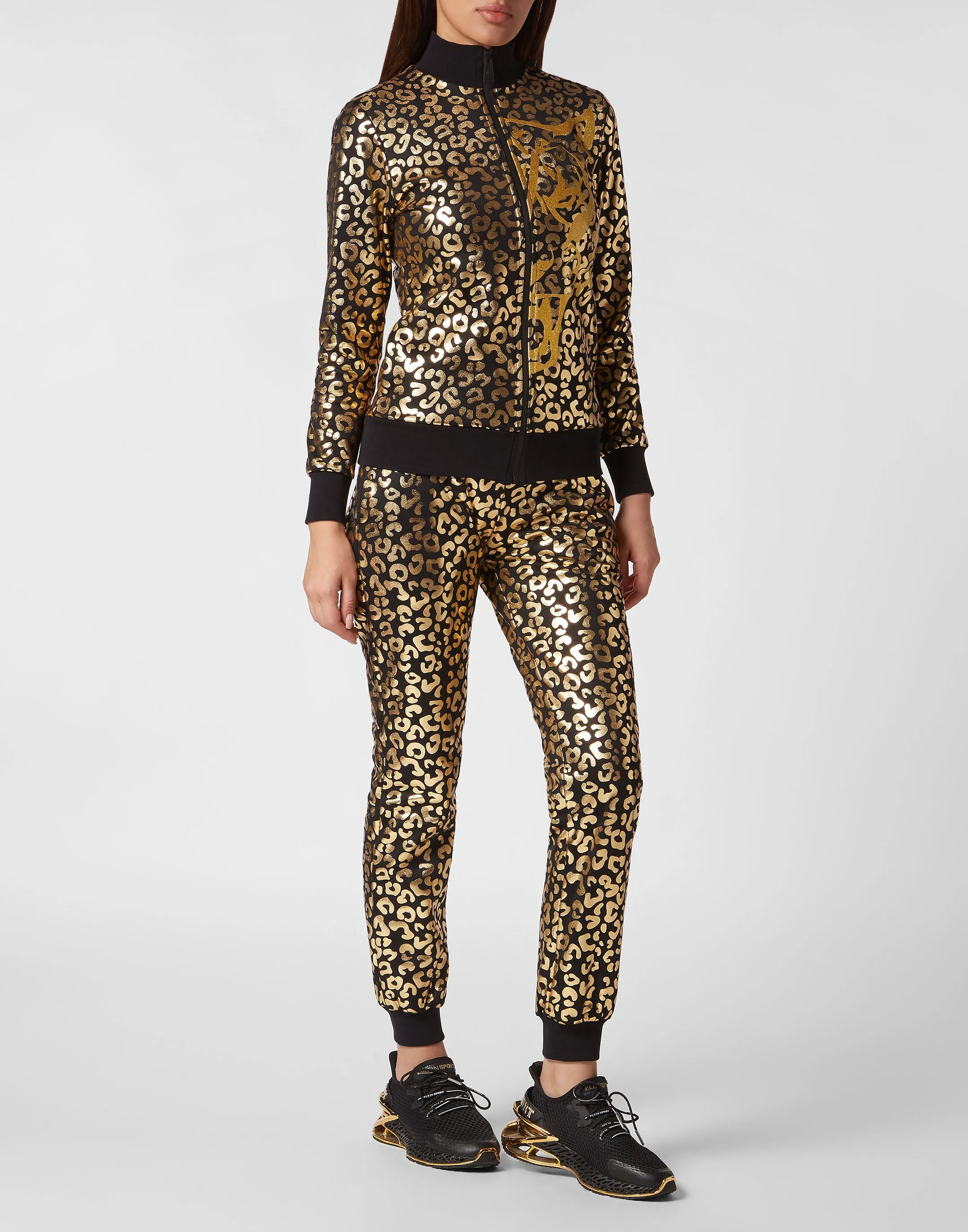 Jogging Tracksuit: Top/Trousers Leopard