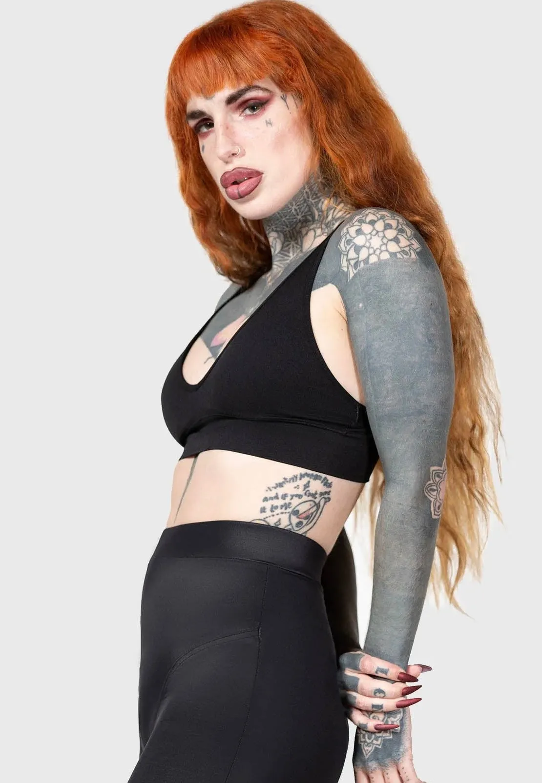 Killstar - DevilS Own Sports Black - Sport Bra