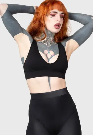 Killstar - DevilS Own Sports Black - Sport Bra