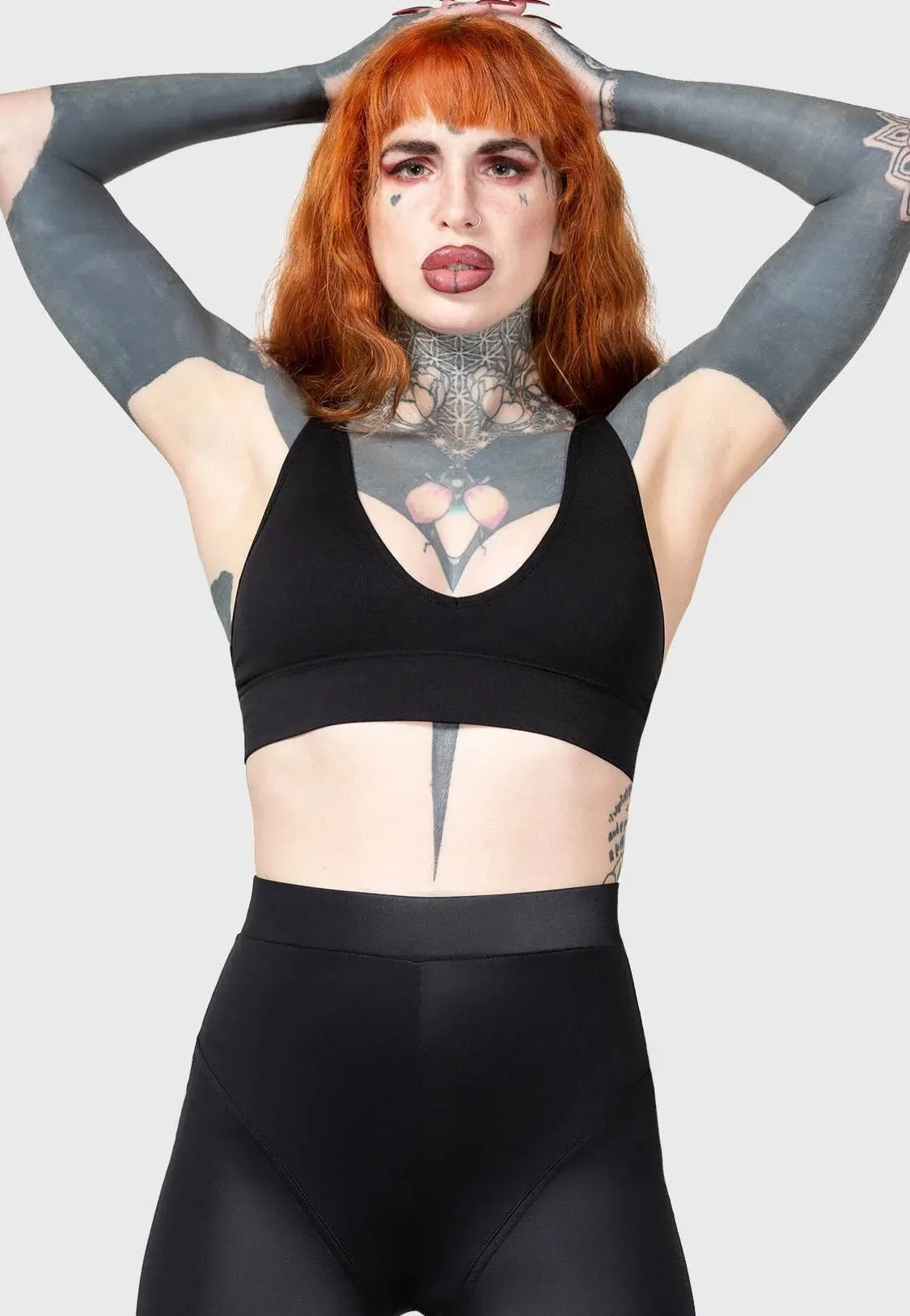 Killstar - DevilS Own Sports Black - Sport Bra
