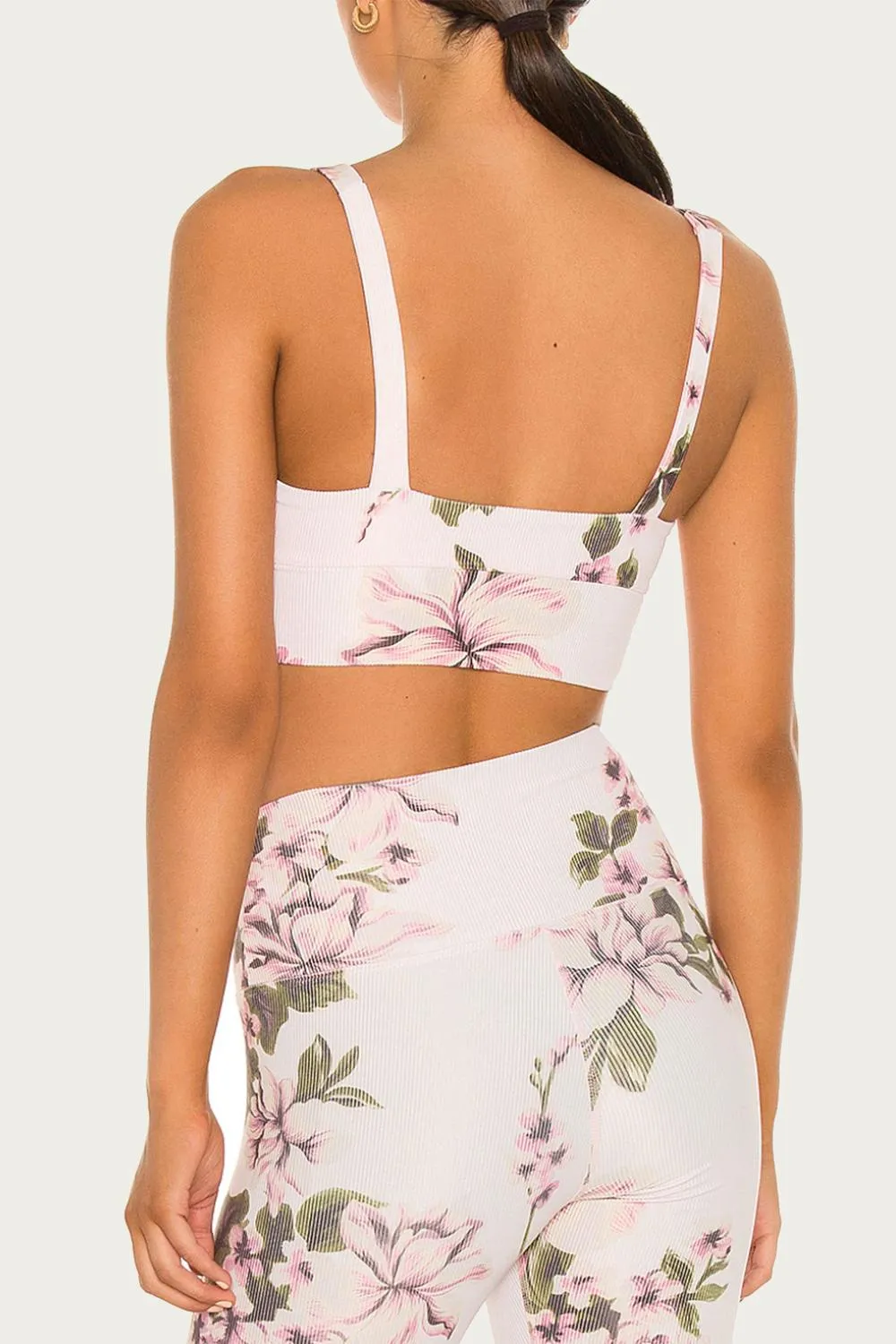 Leah Top In Pink Floral