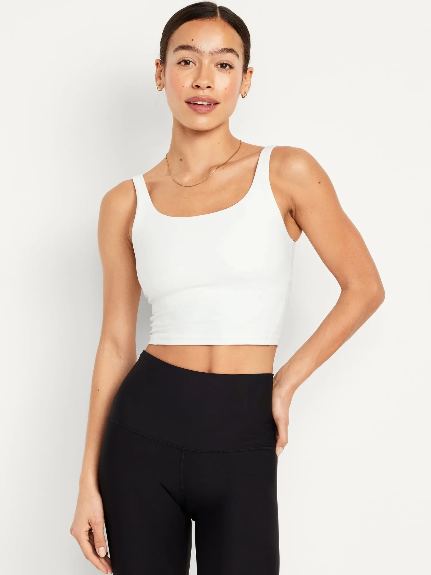 Light Support PowerSoft Longline Sports Bra Old-Navy