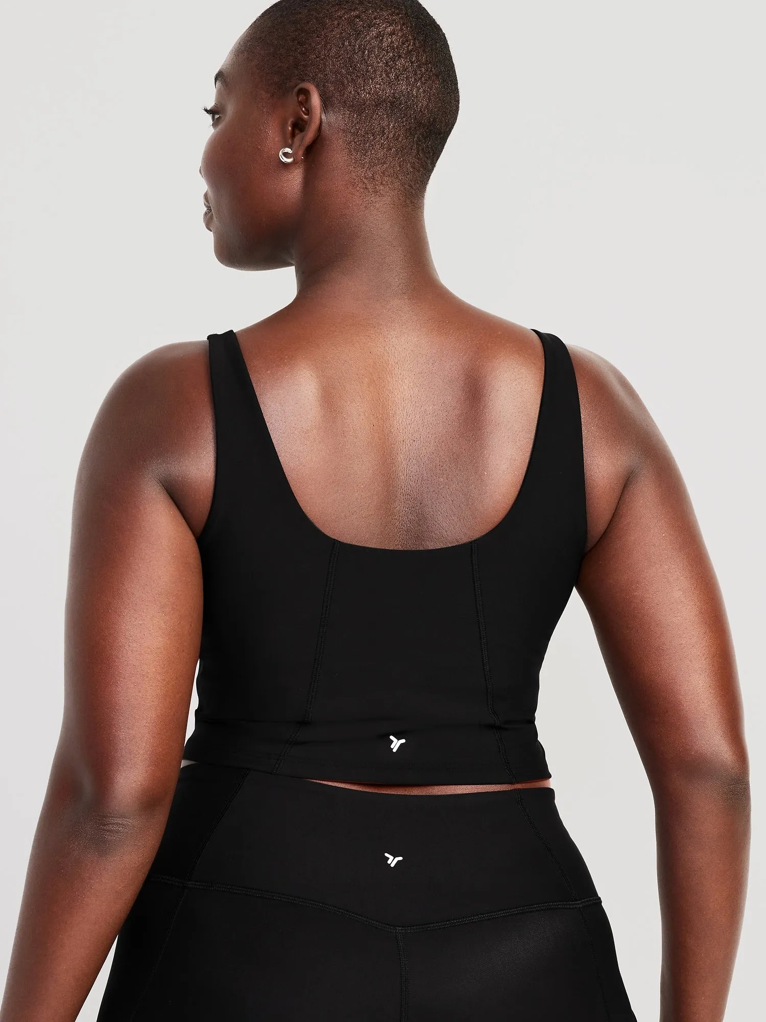 Light Support PowerSoft Longline Sports Bra Old-Navy