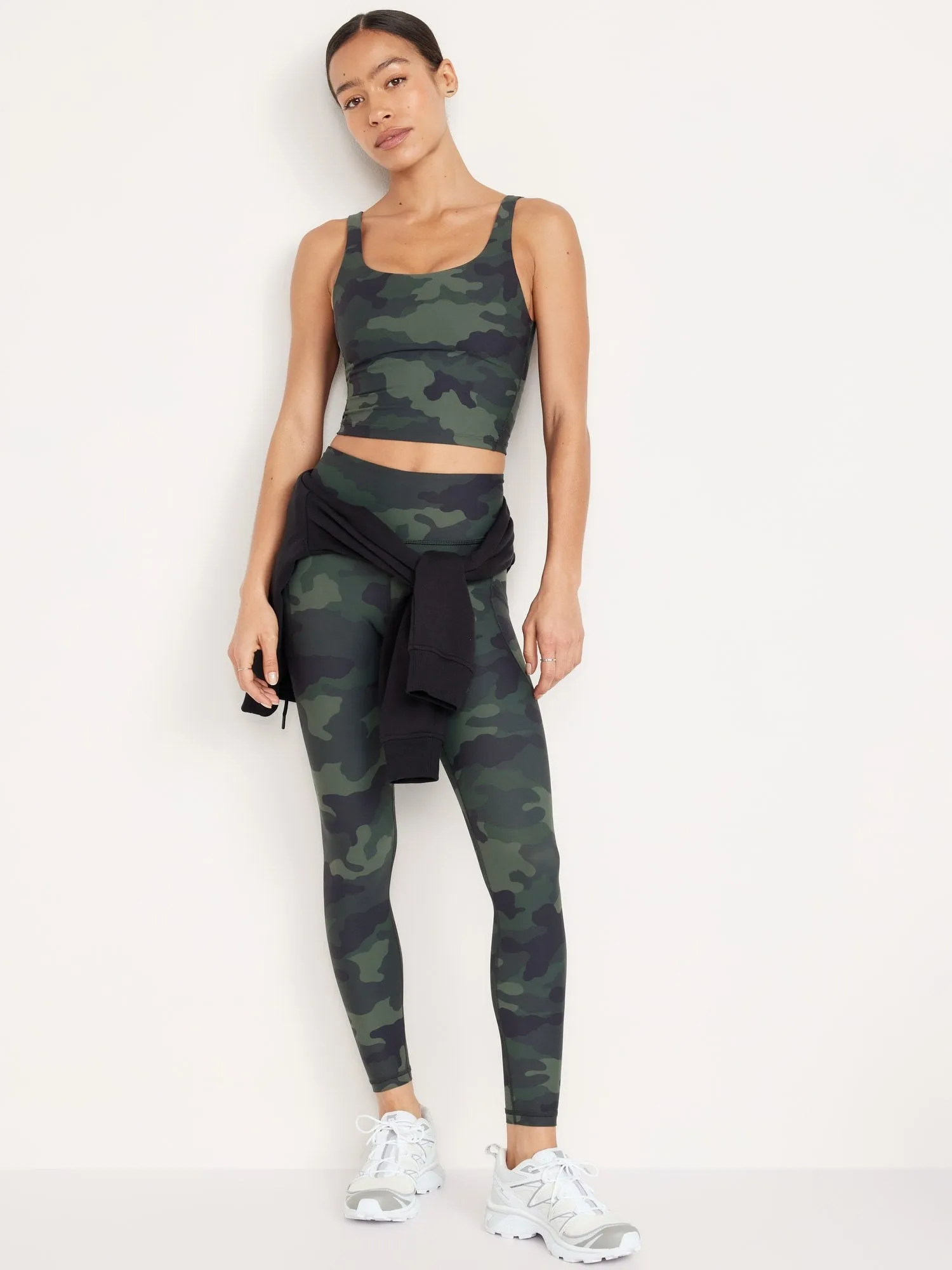 Light Support PowerSoft Longline Sports Bra Old-Navy