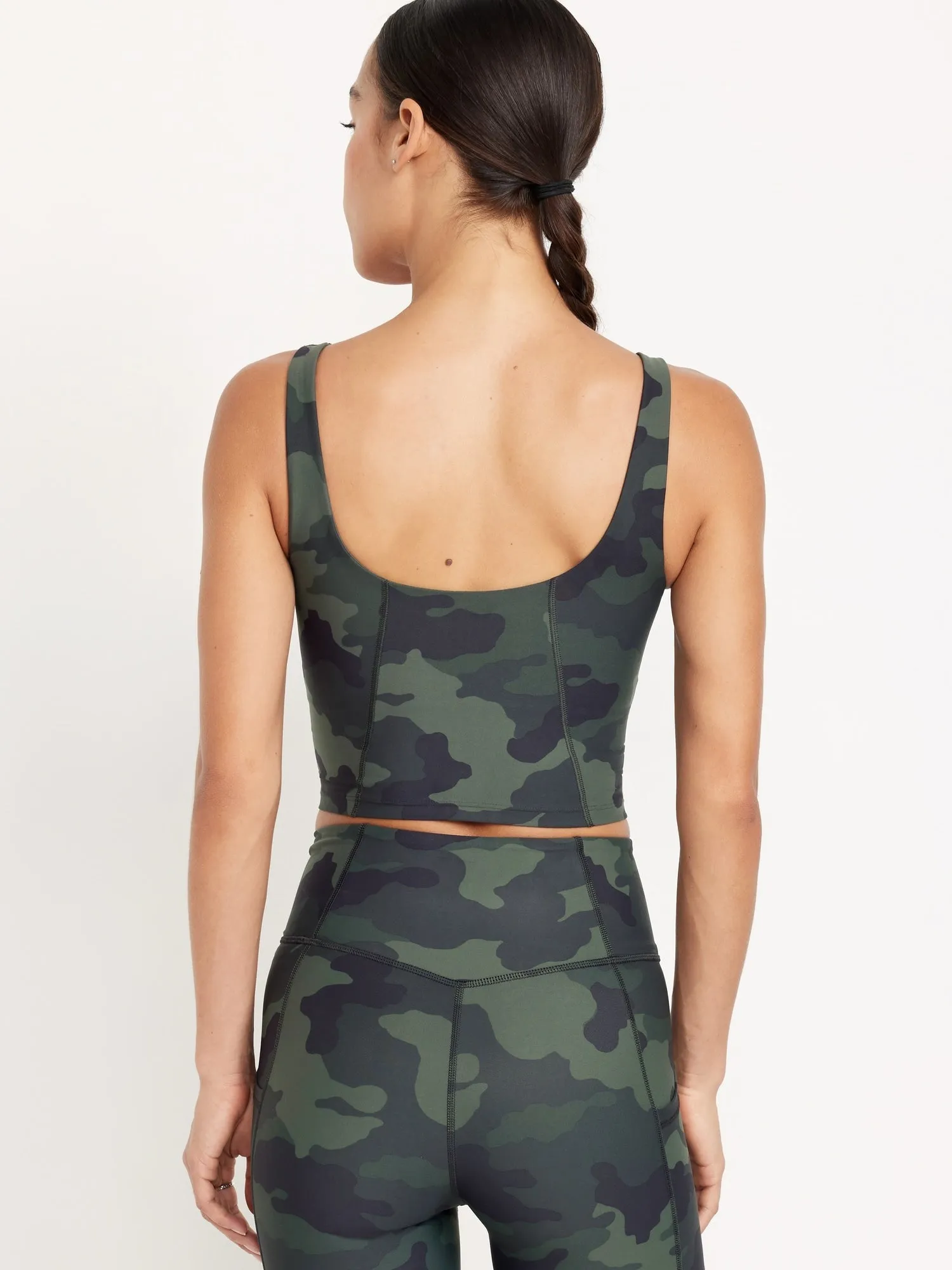 Light Support PowerSoft Longline Sports Bra Old-Navy