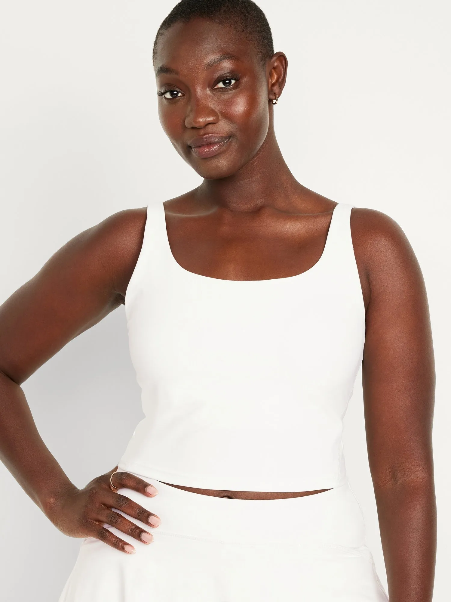 Light Support PowerSoft Longline Sports Bra Old-Navy